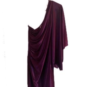 Hailey Logan by Adrianna Papell Purple Silk Party Dress (Size:S)